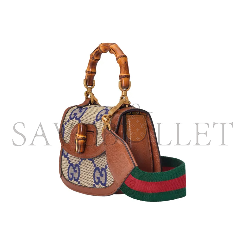 GUCCI BAMBOO 1947 JUMBO GG MINI BAG 686864 (17*12*7.5cm)